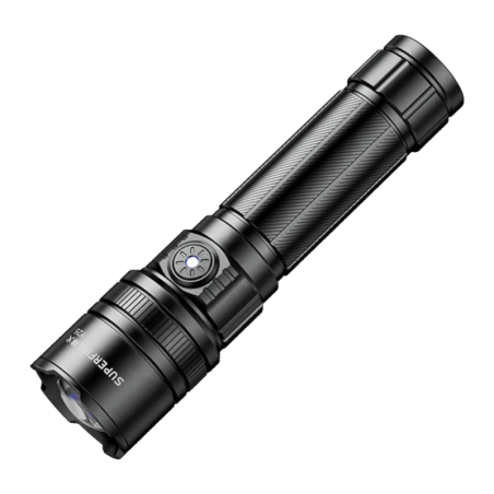 Superfire Y25 Noir USB-C 600 Lumens 450m 2000mAh IP44 Lampe torche LED rechargeable