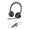 Poly Blackwire 8225 Microsoft Teams USB-C Noir Arceau ANC avec micro Casque