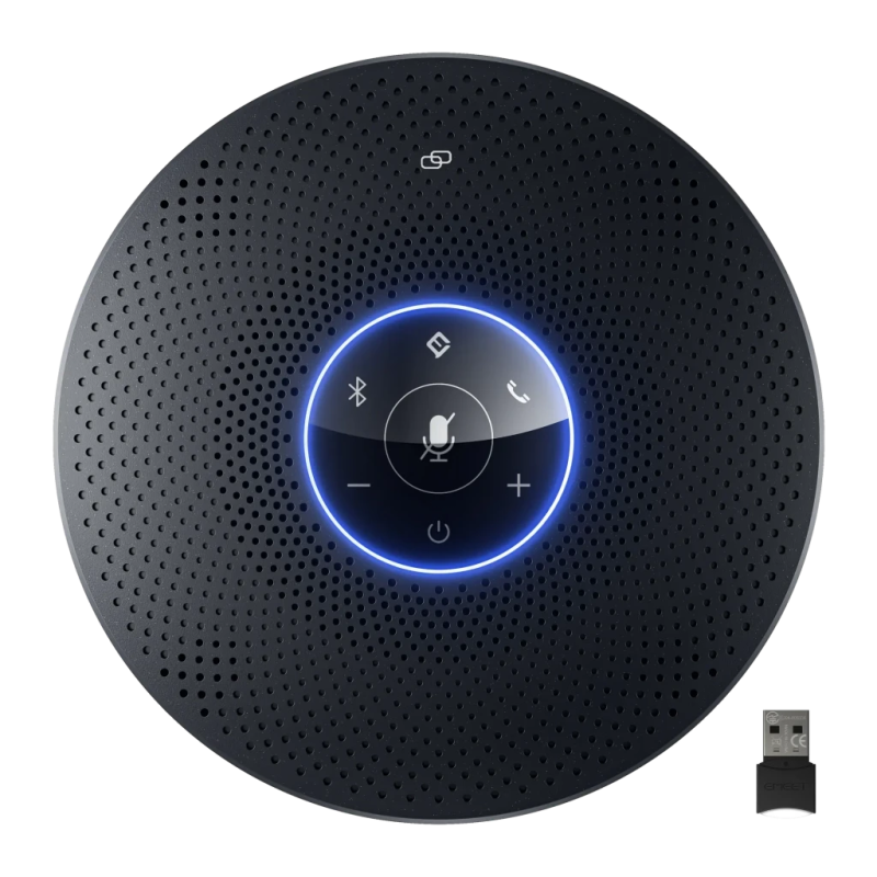 Emeet OfficeCore M2 Max Noir 5W 2600mAh Bluetooth 5.0 Haut-parleur de conférence