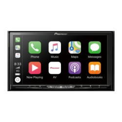 Pioneer Noir CarPlay Android Auto 6,94 pouces 2DIN AVH-Z9200DAB Bluetooth Autoradio