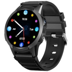 SaveFamily Slim 4G Noir 1,28 pouces IPS GPS IP67 Smartwatch pour enfants