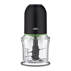 Braun MultiPractic 3 0,5L 500W 2 vitesses Noir CH3011BK écran tactile Hachoir électrique