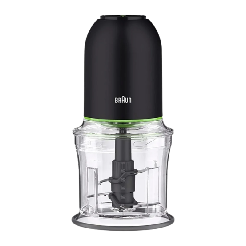 Braun MultiPractic 3 0,5L 500W 2 vitesses Noir CH3011BK écran tactile Hachoir électrique