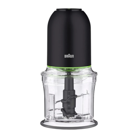 Braun MultiPractic 3 0,5L 500W 2 vitesses Noir CH3011BK écran tactile Hachoir électrique