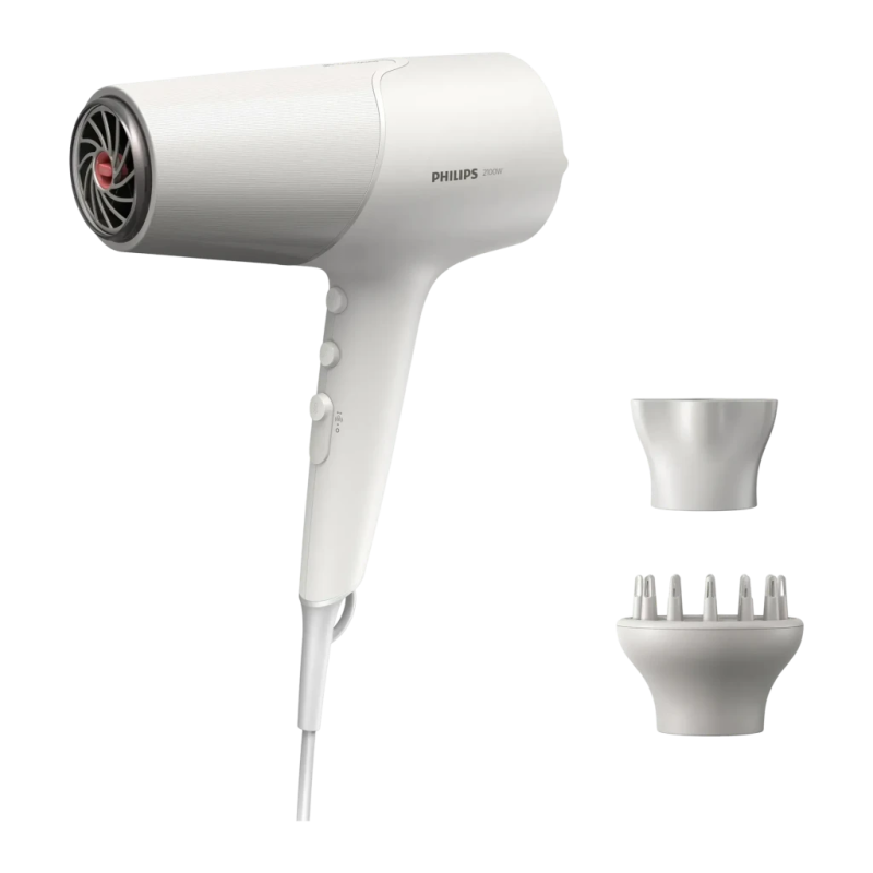 Philips 5000 Series Ionique BHD501/20 Blanc 2100W 6 vitesses 3 températures air froid Sèche-cheveux