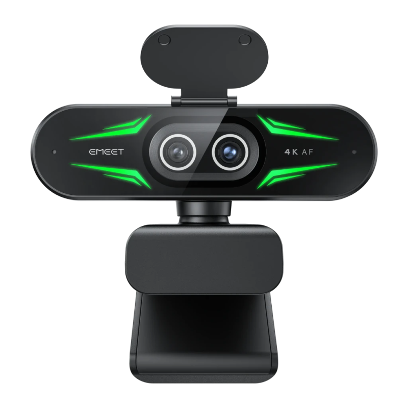 EMEET SmartCam C60E 4K Dual 30fps 2 Microphones 1080p 60fps Noir mise au point automatique Webcam