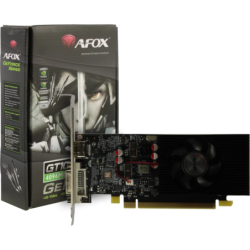 AFOX GeForce GT 1030 4GB GDDR4 AF1030-4096D4L5 Noir PCIe 3.0 Carte graphique
