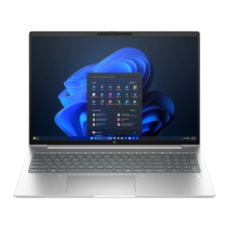 HP ProBook 4 G1i 16GB/512GB 16 pouces WUXGA Intel Core Ultra 5 225U SSD NVMe Windows 11 Pro Argent Clavier allemand PC portable
