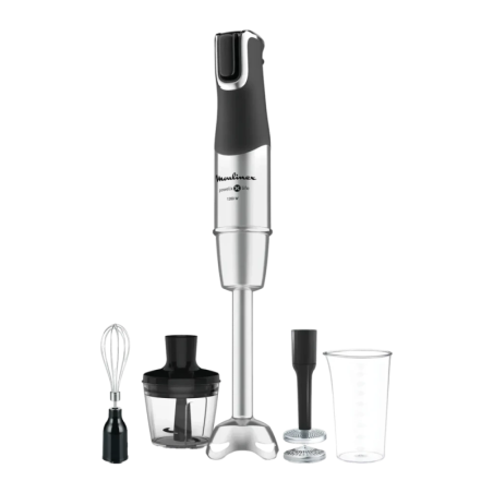 Moulinex DD95HD 0,8L 1200W Vitesse variable Noir/Acier Inoxydable Mixeur plongeant