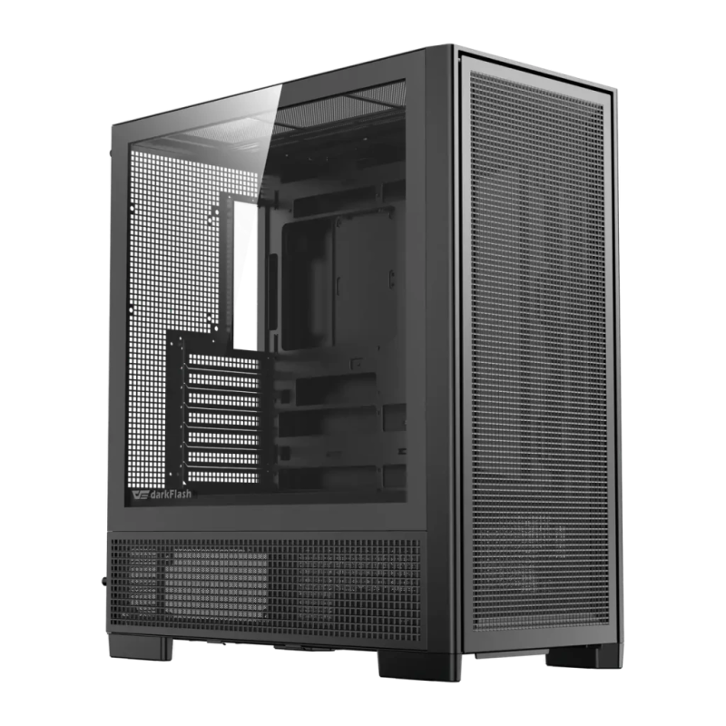 Darkflash AIRNOVA Verre Trempé ATX E-ATX 3×120mm inclus Noir Boîtier PC