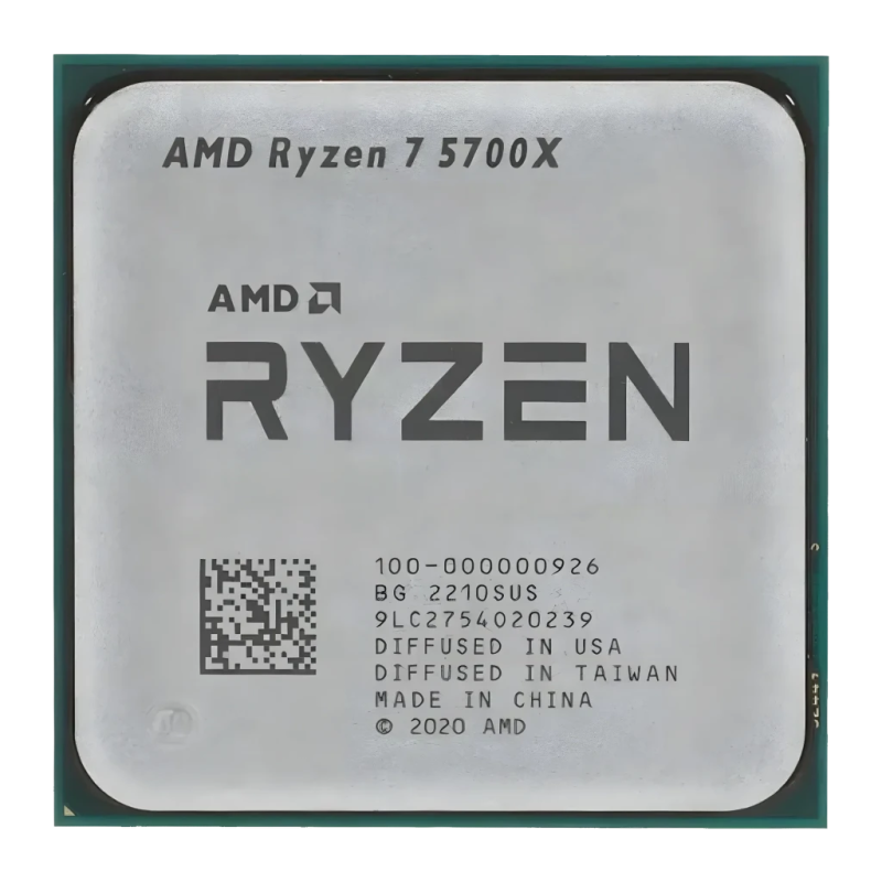 AMD Ryzen 7 5700X Tray 8 Cœurs AM4 16 threads 4,6GHz Processeur