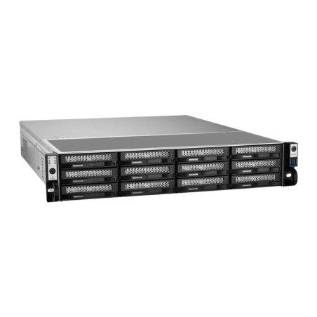 Terramaster 12 Baies Sans Disques DDR5 U12-500 Plus 16GB Gris Serveur NAS