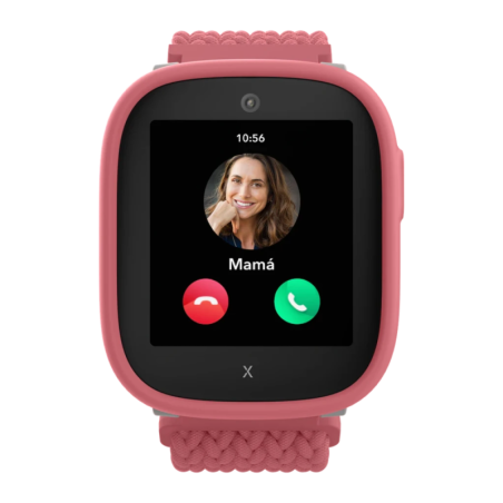 Xplora X6 Play 2e Gen 4G Rose 1,52 pouces TFT Appels SOS Caméra 5MP GPS WiFi LBS IP68 Nano SIM Montre connectée
