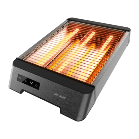 Cecotec NiceSlice Touch 1000W 2 Tranches Noir/Acier Inoxydable Grille-pain