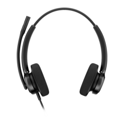 HP Poly Mission 425 Classic USB-C Réduction de bruit Noir Arceau avec micro Casque