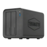 Terramaster 2 Baies Sans Disques DDR4 F2-425 4GB Noir Serveur NAS