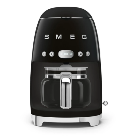Smeg 1,4L 10 tasses 1050W Noir DCF02BLEU Cafetière filtre