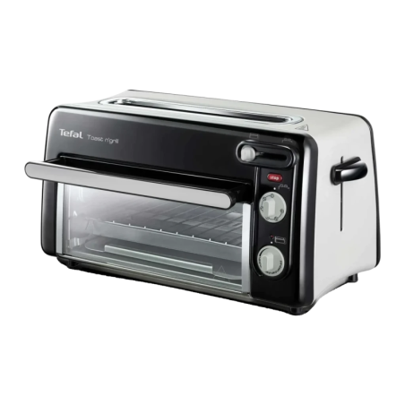 Tefal Toast n' Grill 1300W 2 tranches Noir TL6008 2 fentes Four grille-pain