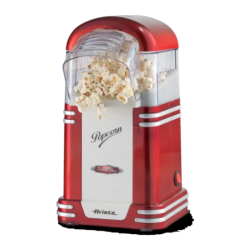 Ariete Party Time 2954 1100W 60g maïs/cycle Rouge/Blanc Machine à popcorn