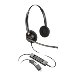 Poly EncorePro 525-M Stéréo USB-A Réduction de bruit Noir Arceau avec micro Casque