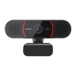 eMeet C960 4K Noir/Rouge mise au point automatique micro Webcam