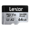 Lexar Professional Plus 64GB Argent 205MB/s V30 U3 A2 Carte microSD