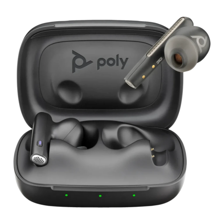 Poly Voyager Free 60 UC M +BT700 USB-C Noir TWS ANC 24h Écouteurs sans fil