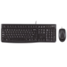Logitech Desktop MK120 1000 DPI Clavier à membrane avec souris