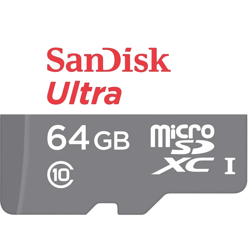 SanDisk Ultra 64GB 80MB/s Classe 10 Carte microSD + Adaptateur