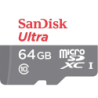 SanDisk Ultra 64GB 80MB/s Classe 10 Carte microSD + Adaptateur