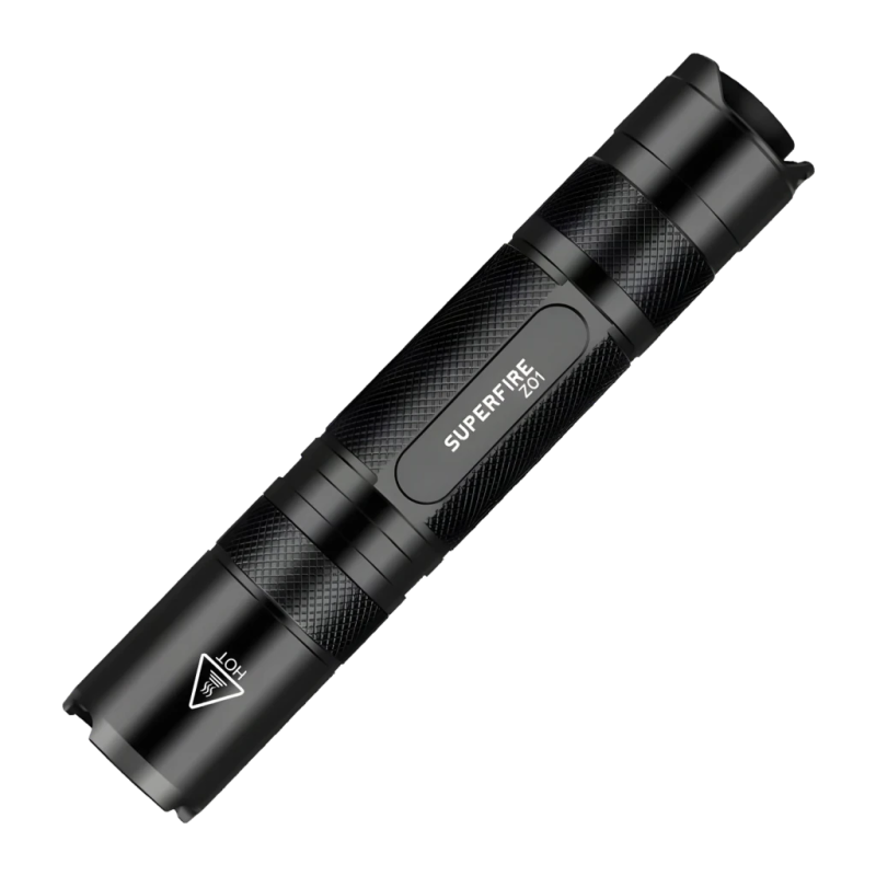 Superfire Z01 365nm Noir USB 3W 8m 1400mAh IP44 Lampe UV rechargeable