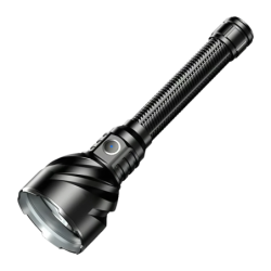 Superfire TF02 Noir USB-C 3300 Lumens 1100m 4800mAh IP55 Lampe torche LED rechargeable