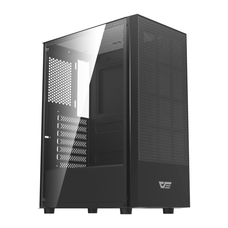 Darkflash DK100 Verre Trempé ATX/M-ATX/ITX Middle Tower Noir Boîtier PC