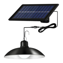 Lampe solaire SUPERFIRE Noir 6W 120 LEDs 3m Portée FF10-B 2200mAh 3h