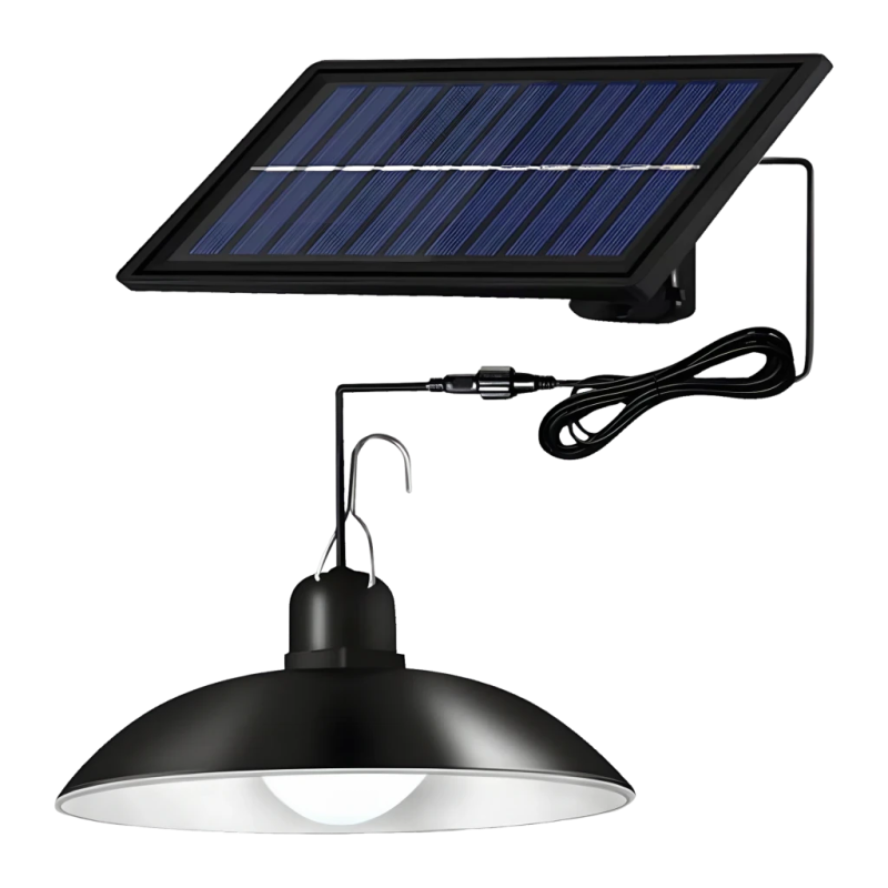 Lampe solaire SUPERFIRE Noir 6W 120 LEDs 3m Portée FF10-B 2200mAh 3h