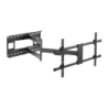 Support TV Equip Noir Mural Double Bras Articulé Pivotant 43-80 pouces 650327