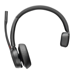 Poly Voyager 4310 USB-A Réduction de bruit Noir Arceau Bluetooth 5.1 24h Casque sans fil