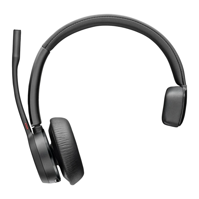 Poly Voyager 4310 USB-A Réduction de bruit Noir Arceau Bluetooth 5.1 24h Casque sans fil
