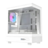 Darkflash Mini Tower Verre Trempé M-ATX/ITX Blanc DB330M 3 ventilateurs Boîtier PC