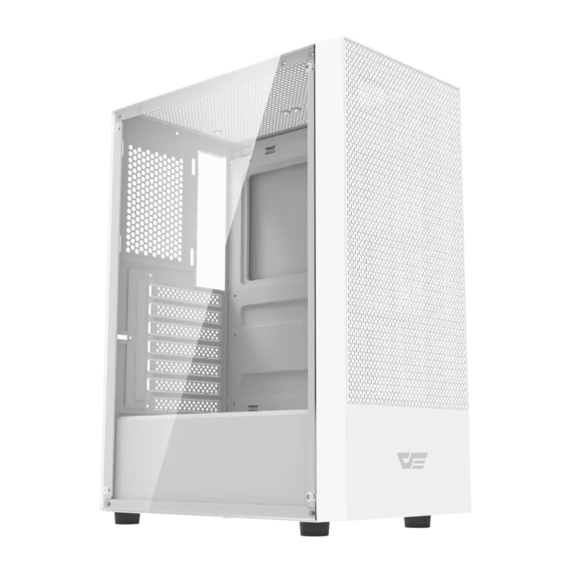 Darkflash A290 Verre Trempé ATX/M-ATX/ITX 433x190x320mm Blanc Midi Tower Boîtier PC