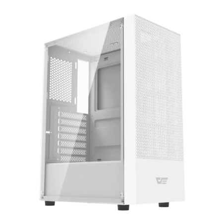Darkflash A290 Verre Trempé ATX/M-ATX/ITX 433x190x320mm Blanc Midi Tower Boîtier PC