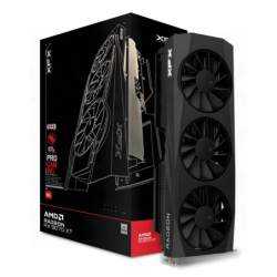 XFX Quicksilver Radeon RX 9070 XT Gaming Edition 16GB GDDR6 Noir 3 ventilateurs HDMI 2.1 3 DisplayPort Carte graphique