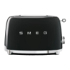 SMEG 950W 2 Fentes Noir Brillant TSF01BLEU Grille-pain
