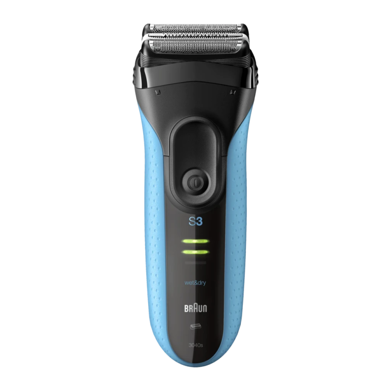 Braun Series 3 3040 sec et humide Grille Noir/Bleu Rasoir