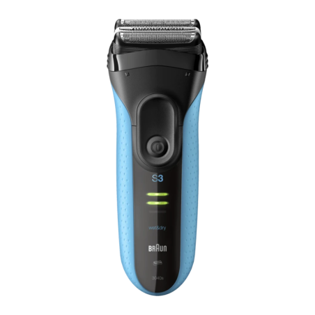 Braun Series 3 3040 sec et humide Grille Noir/Bleu Rasoir