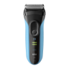 Braun Series 3 3040 sec et humide Grille Noir/Bleu Rasoir