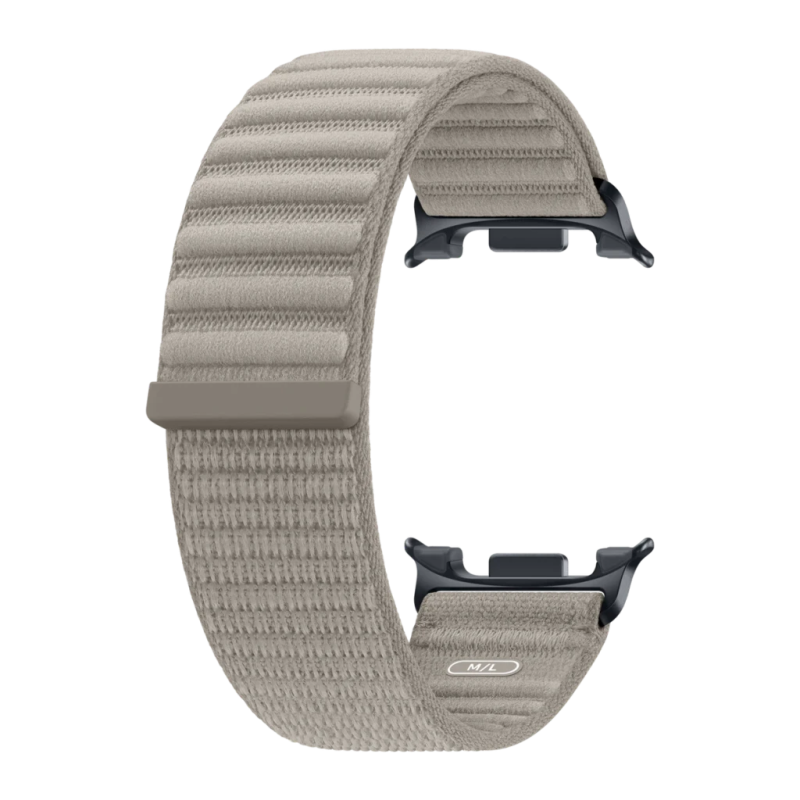 Bracelet smartwatch Samsung Fabric Band M/L Galaxy Watch 8/9 Tissu Beige Mocha
