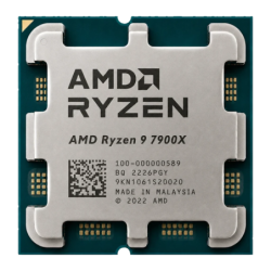 AMD Ryzen 9 7900X 12 Cœurs AM5 Tray 24 threads 5,6GHz Processeur