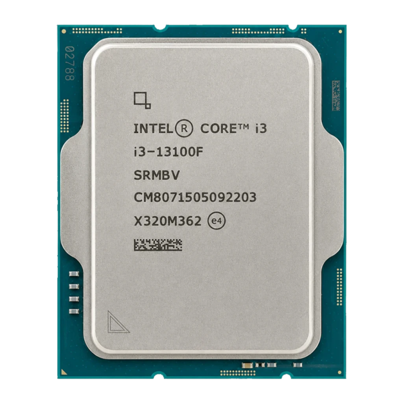 Intel Core i3-13100F Tray 4 Cœurs LGA1700 8 threads 4,5GHz Processeur