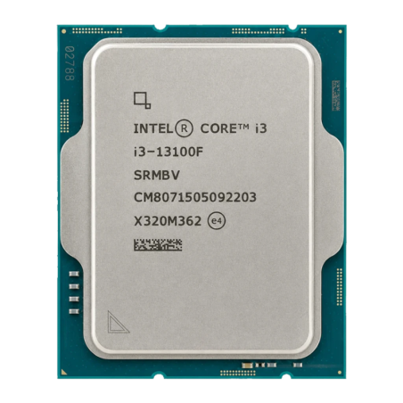 Intel Core i3-13100F Tray 4 Cœurs LGA1700 8 threads 4,5GHz Processeur